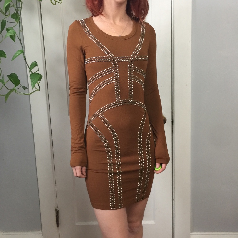 Torn by Ronny Contour Studded Bodycon Dress - Picture 5 of 8